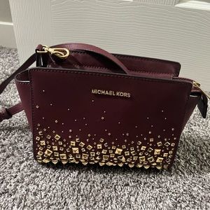 Michael Kors Burgandy cross body